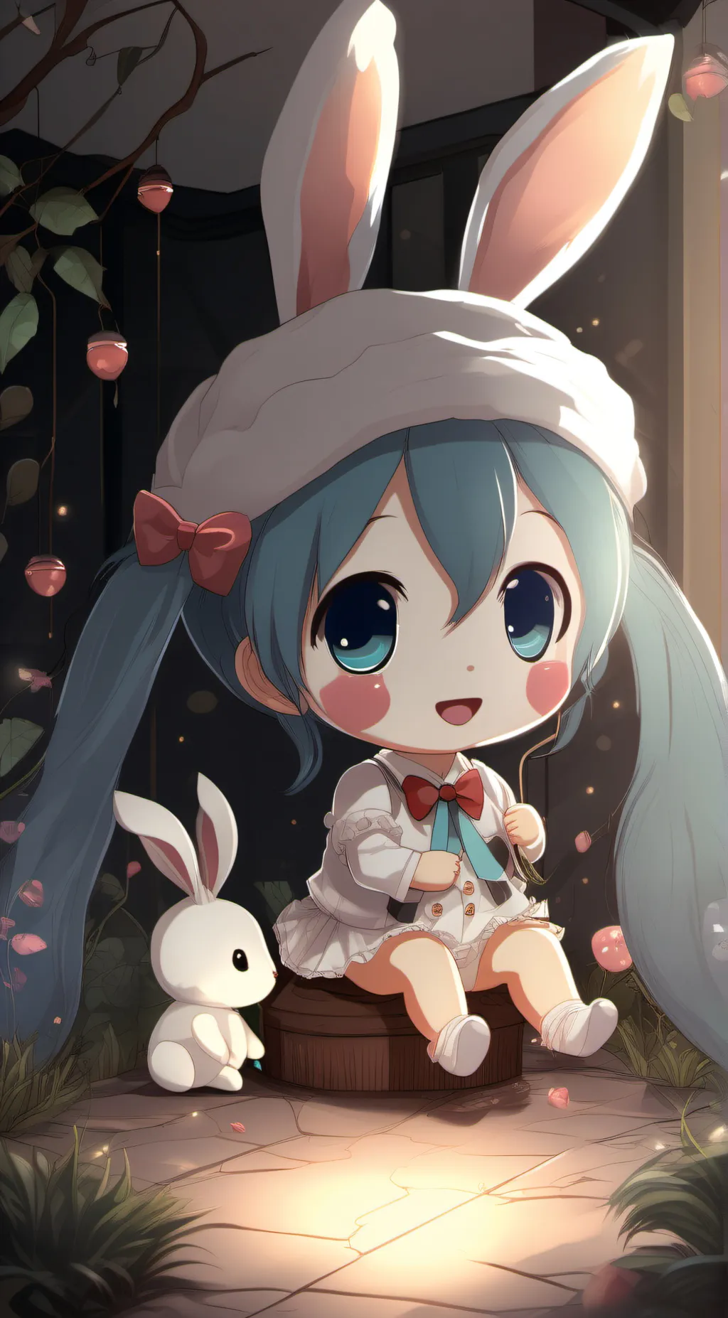 ai character: baby miku 🥰 background