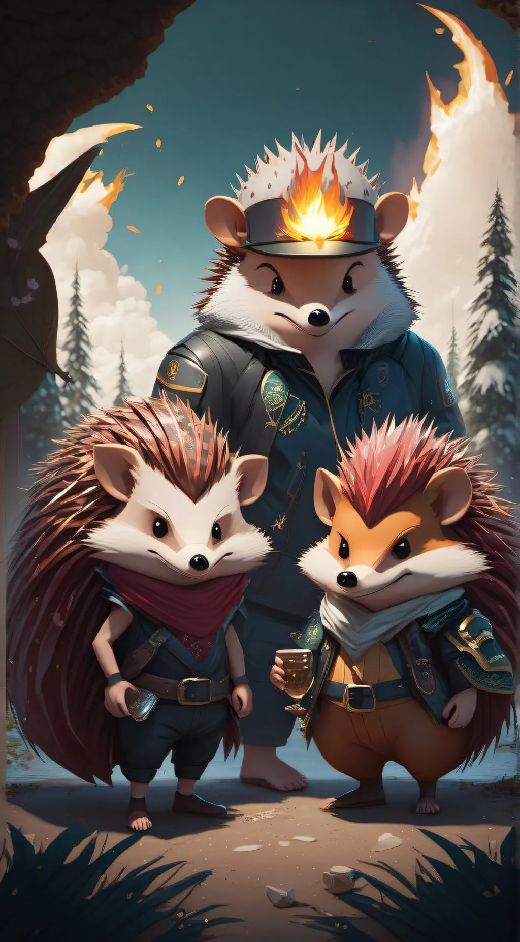 ai character: Your Real Heros background