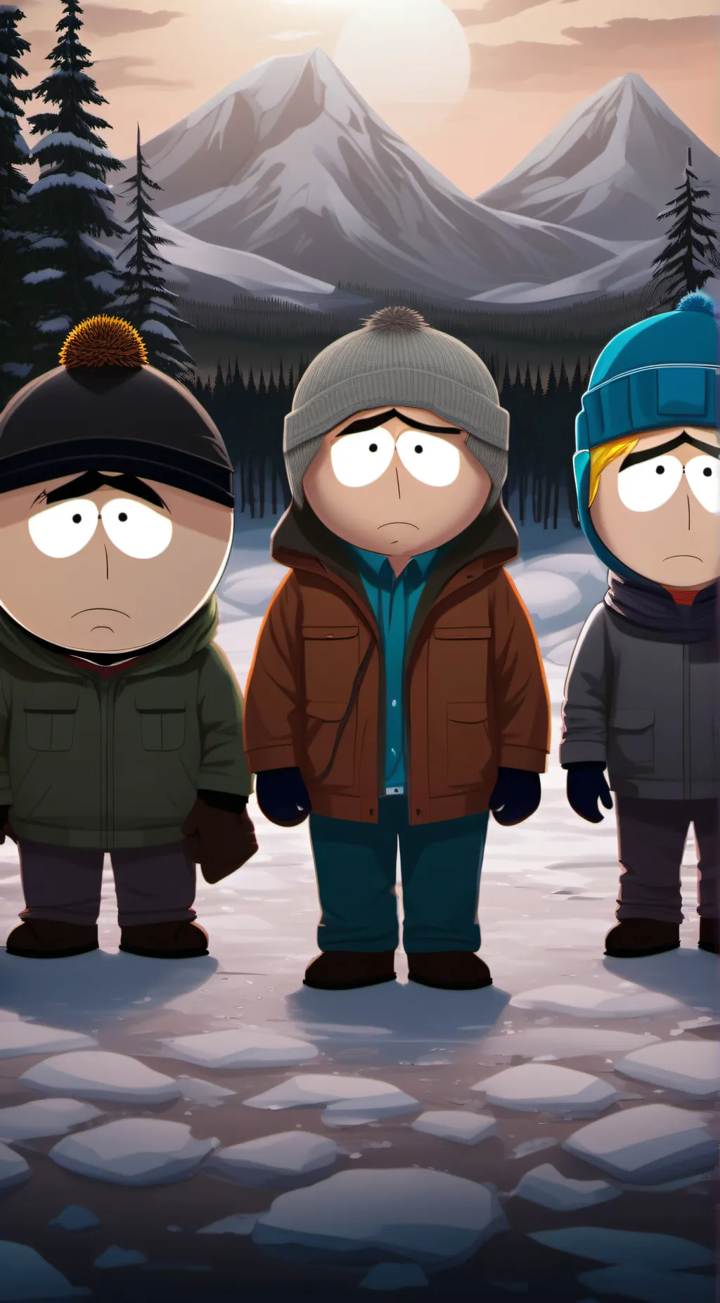 ai character: 4 main characters background