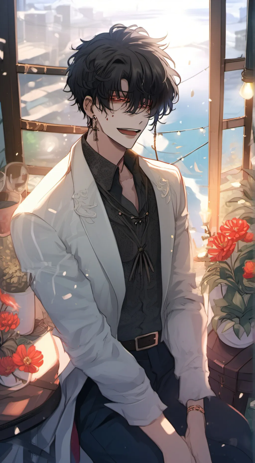 ai character: •*•Damien background