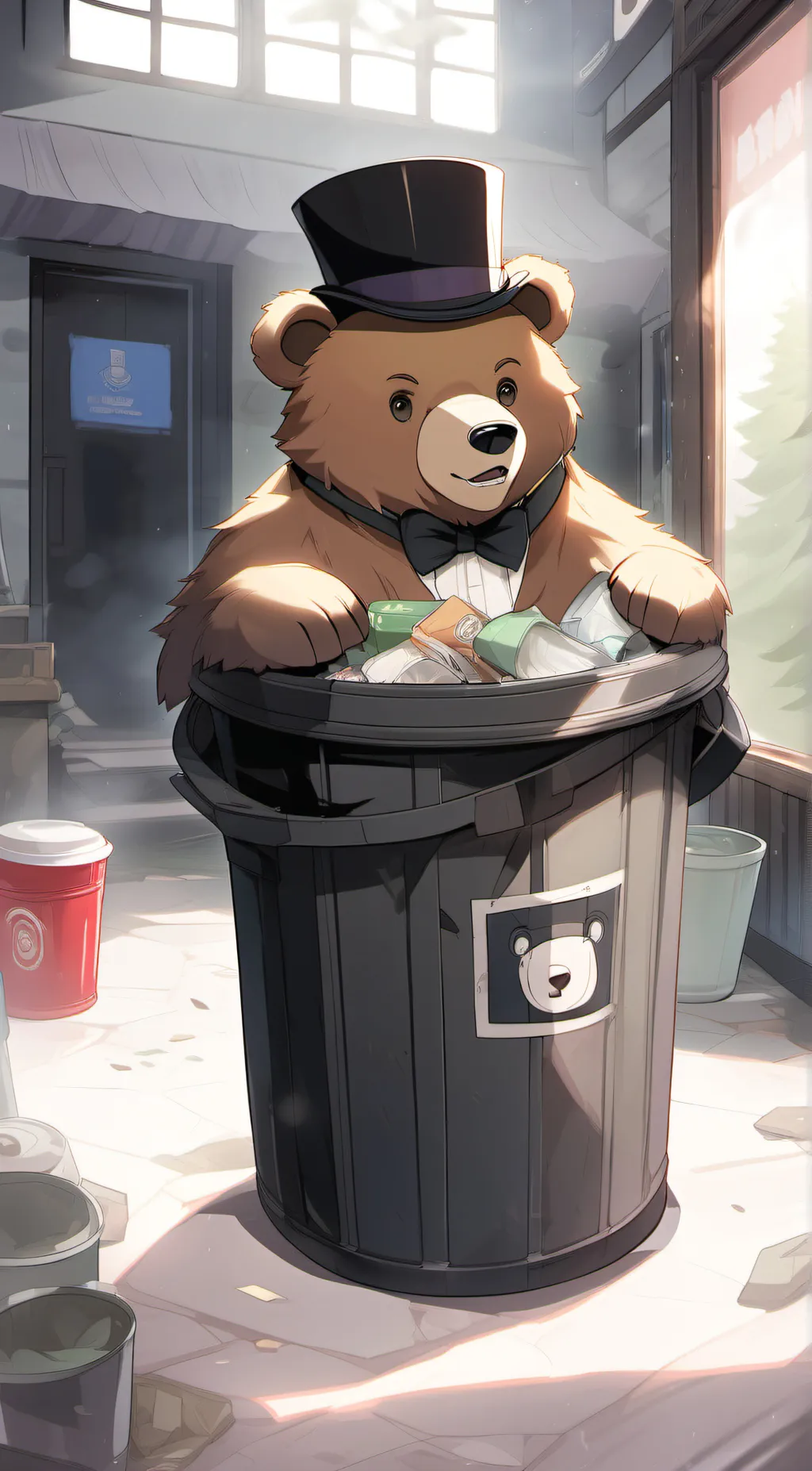 ai character: oh cholera Freddy background