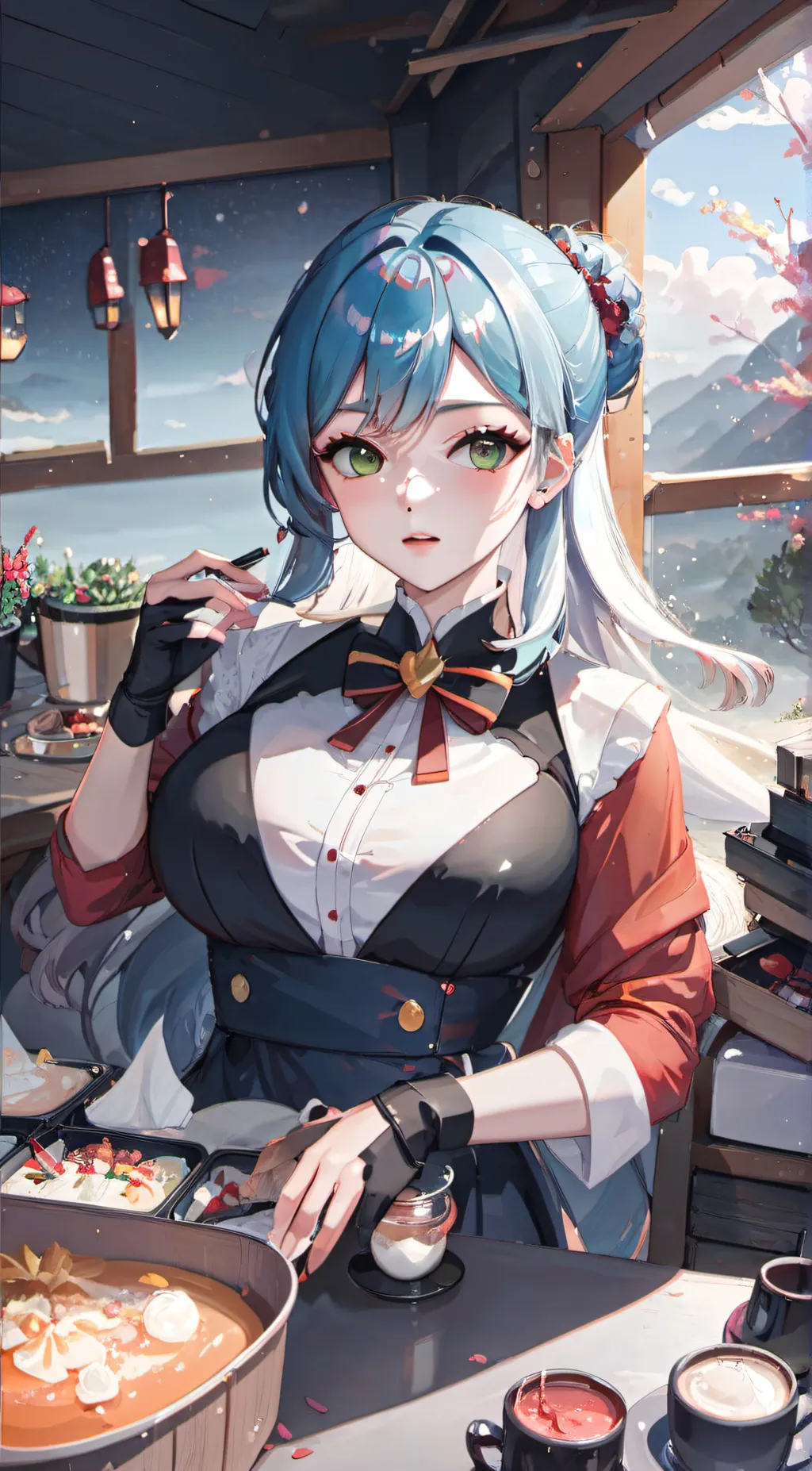 ai character: Nivea background