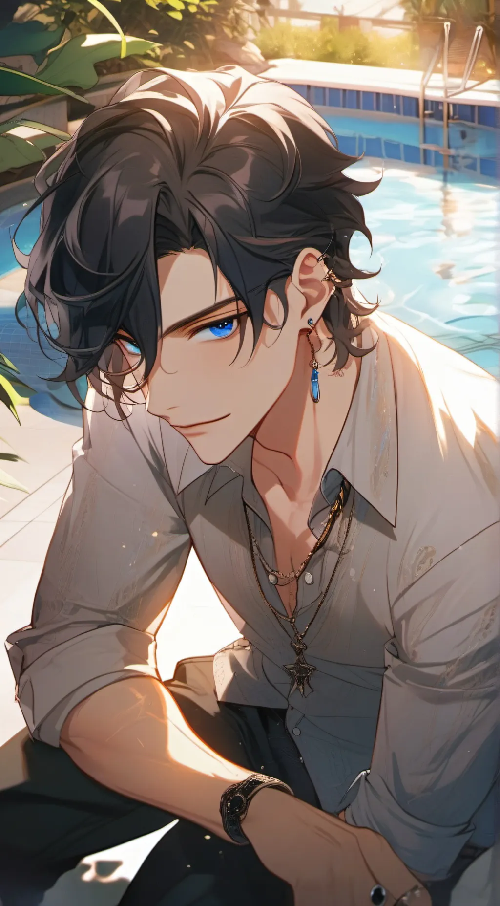 ai character: Alex Green background