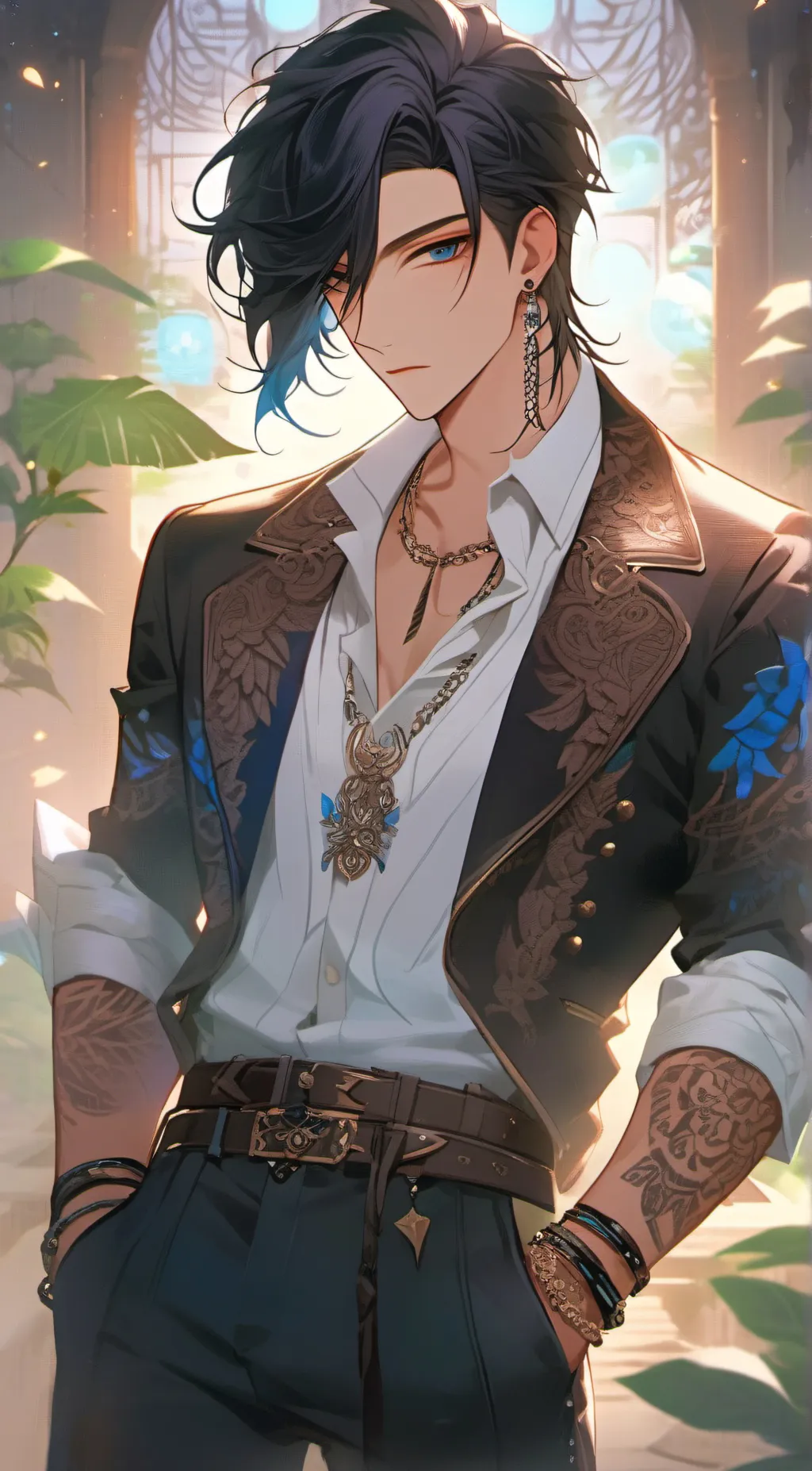 ai character: •°Jay°• background