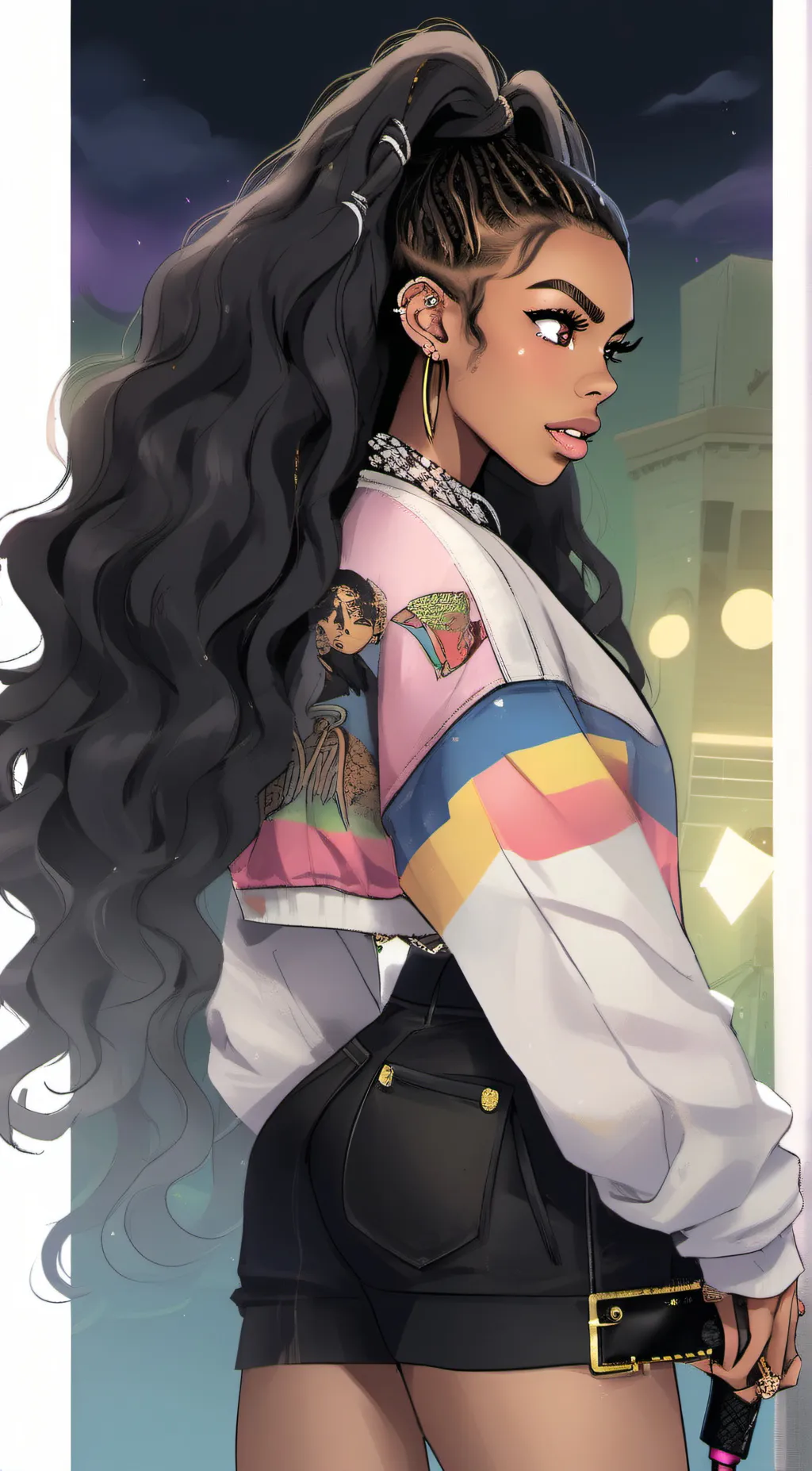 ai character: rico nasty  background