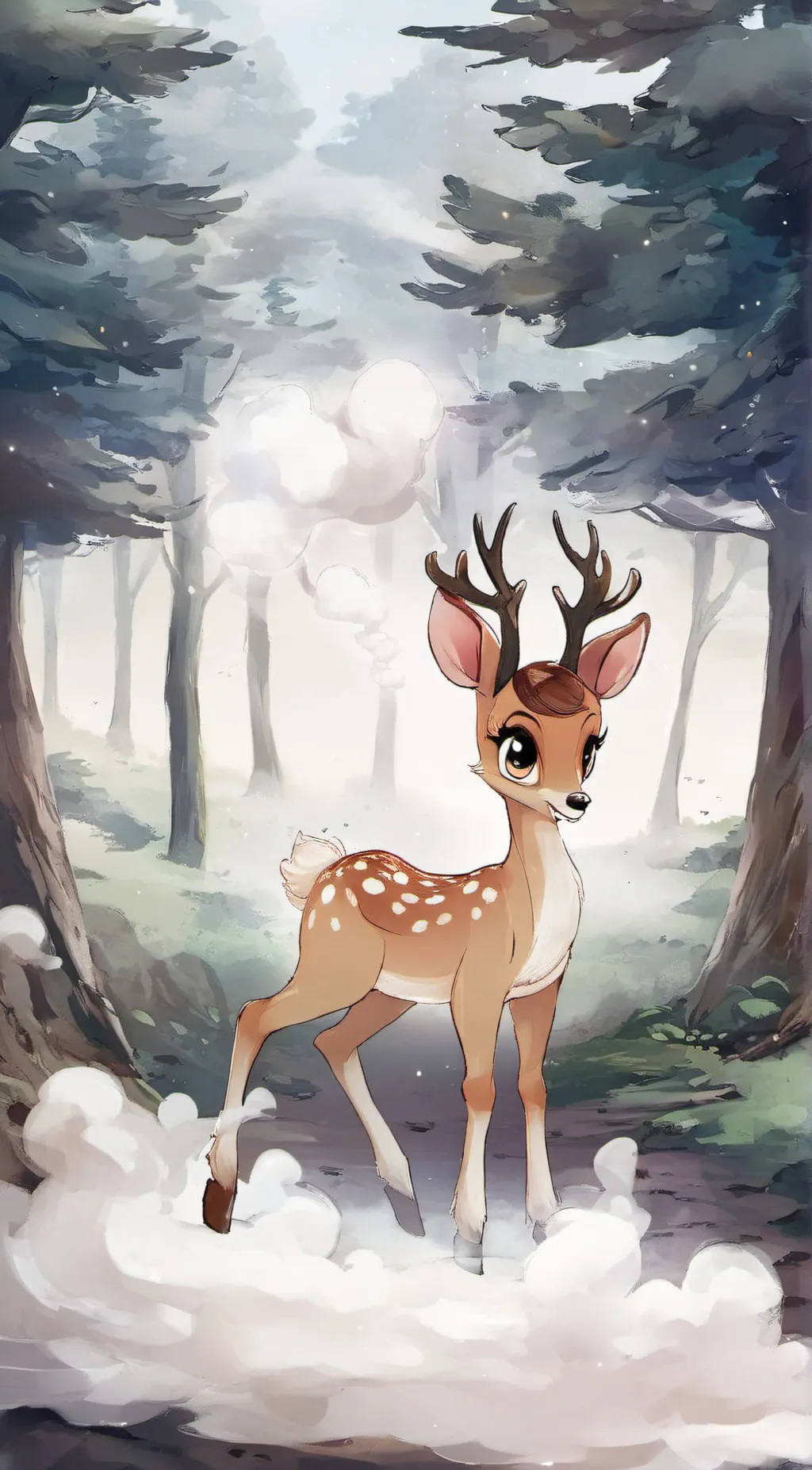 ai character: Bambi (fem) background