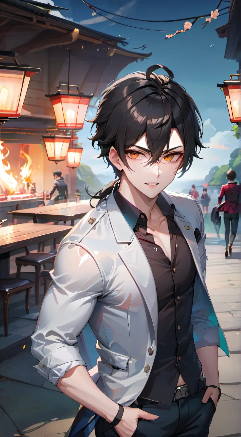 ai character: Derek background