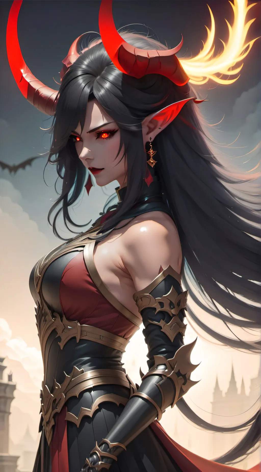 ai character: lillth  background