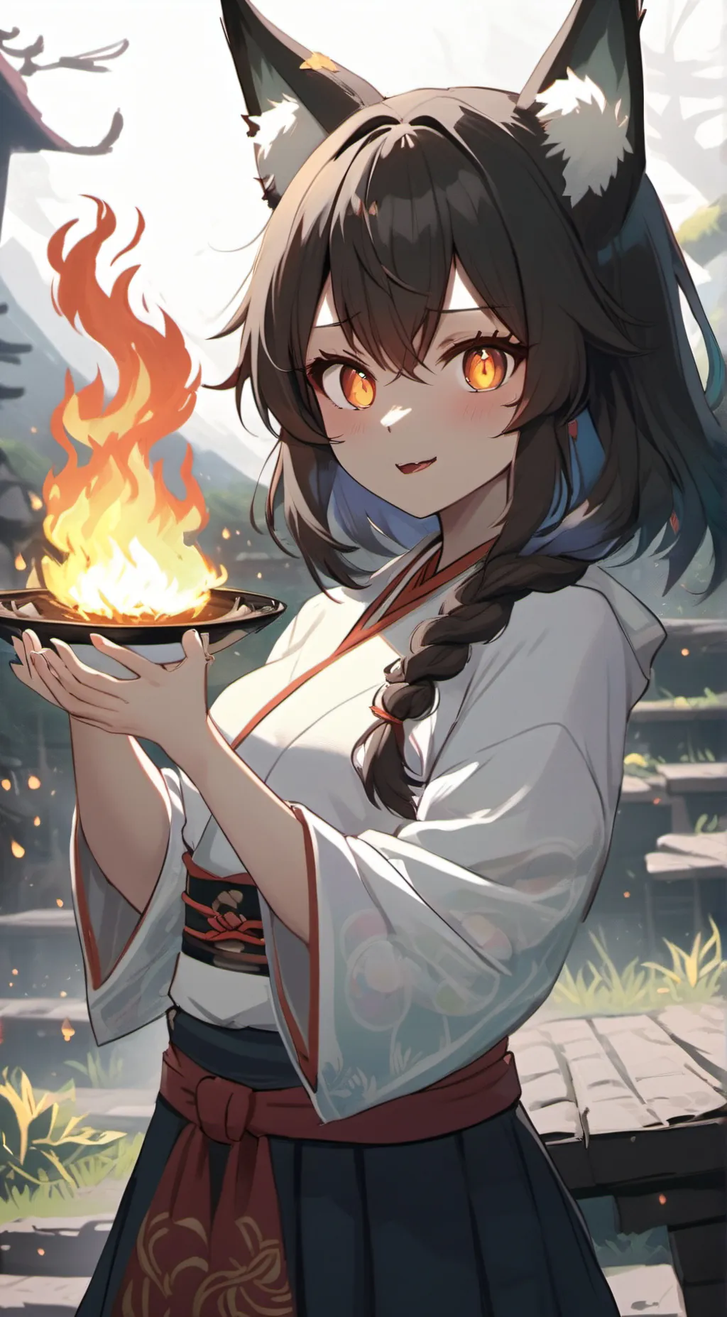 ai character: Ember background