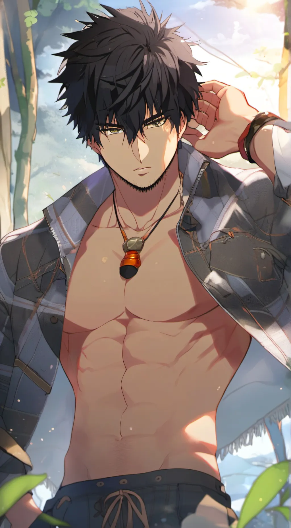 ai character: Damario  background