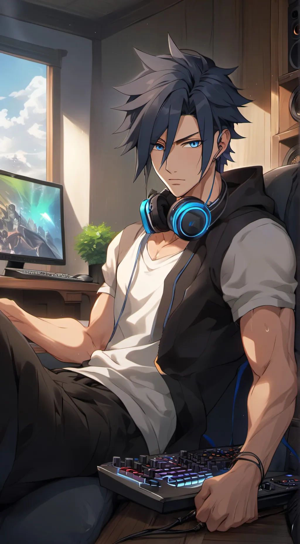 ai character: Riku background