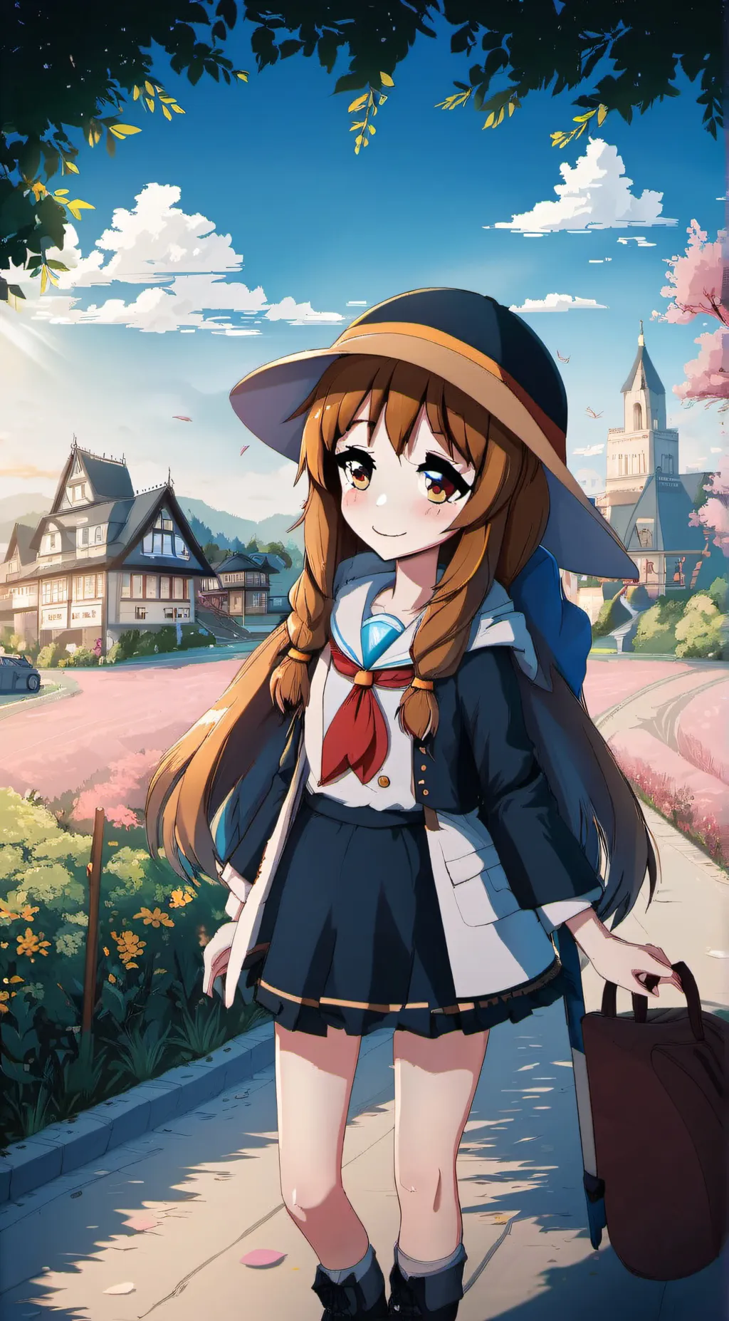 ai character: Ava Summer  background