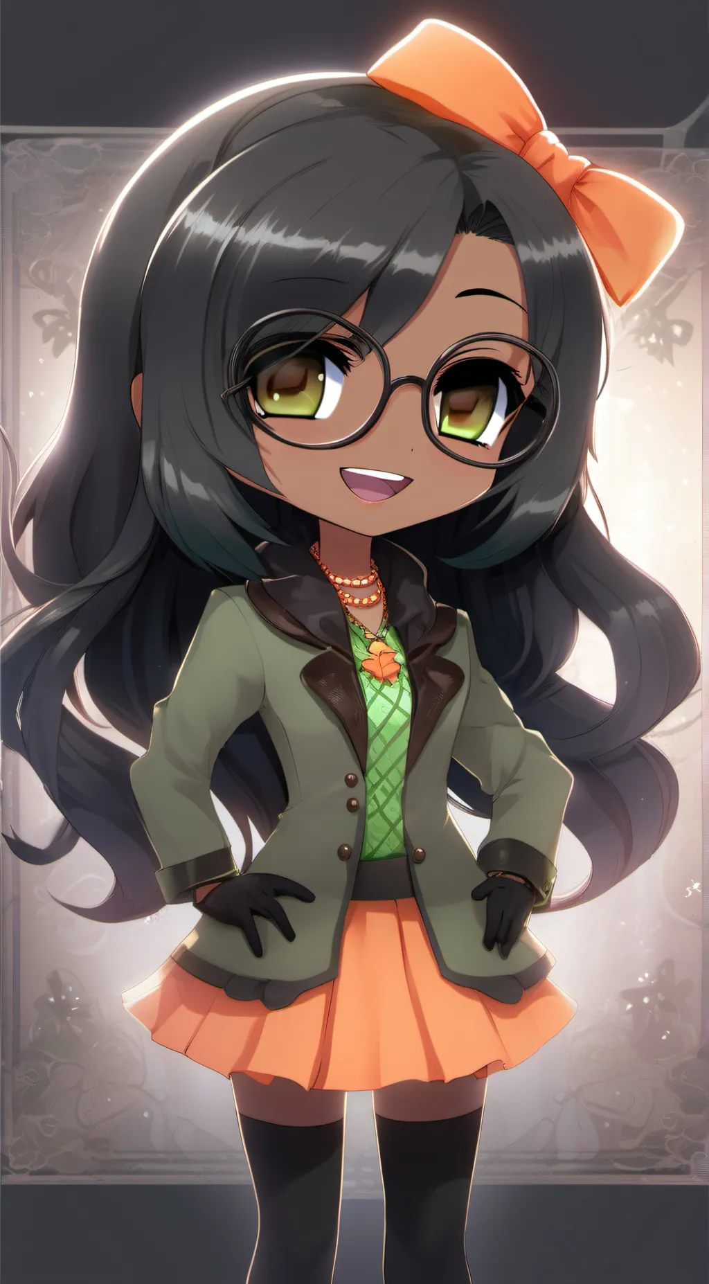 ai character: neavah joines  background