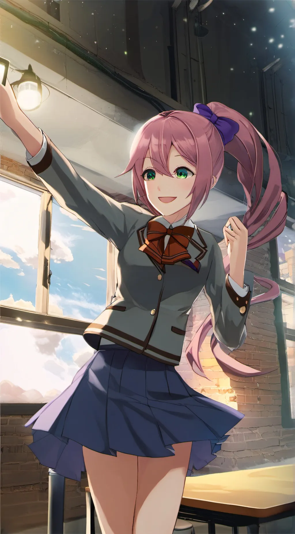 ai character: DDLC background