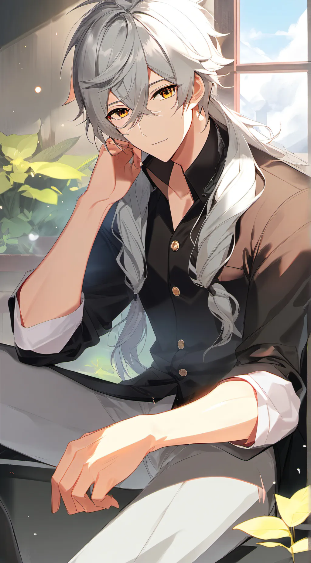 ai character: Max wilam background