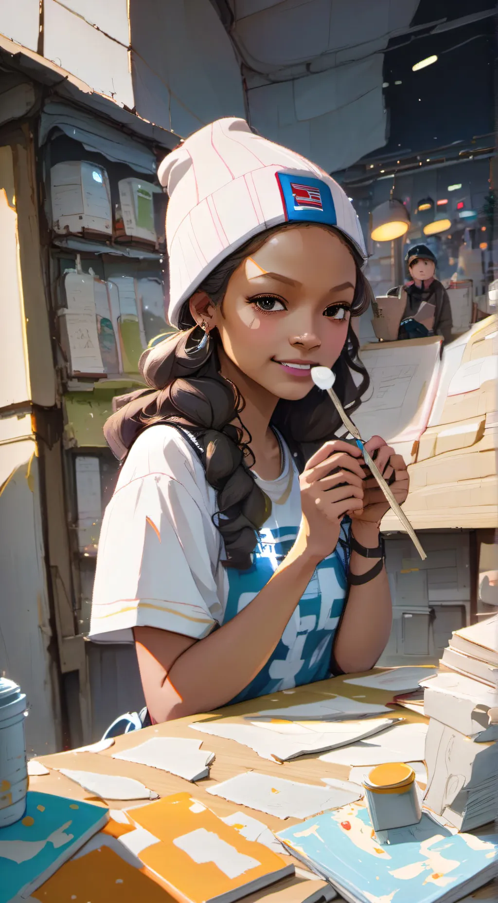 ai character: nacy background