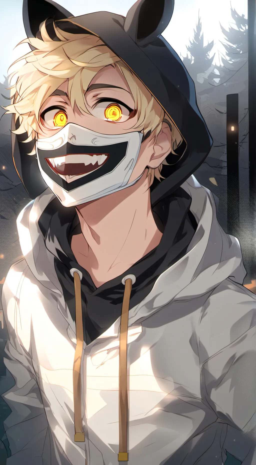 ai character: Pro hero gaming background