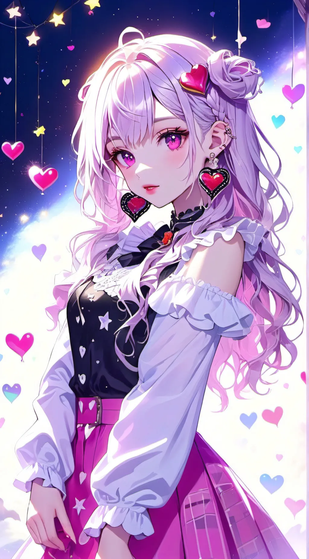 ai character: cielo background