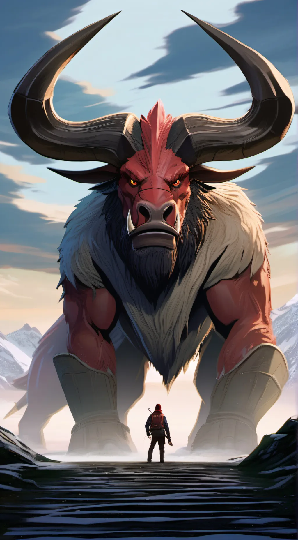 ai character: Steve from rumble background