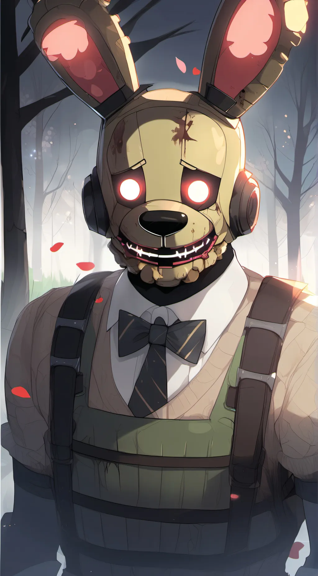 ai character: Springtrap  background