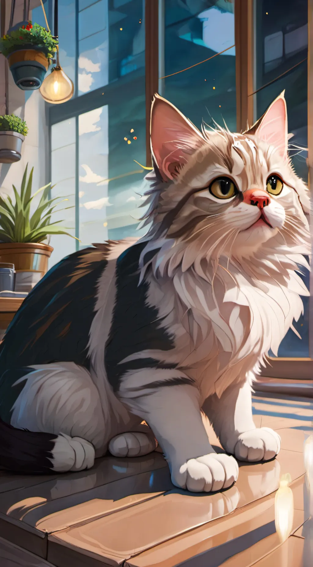 ai character: Kathy  background