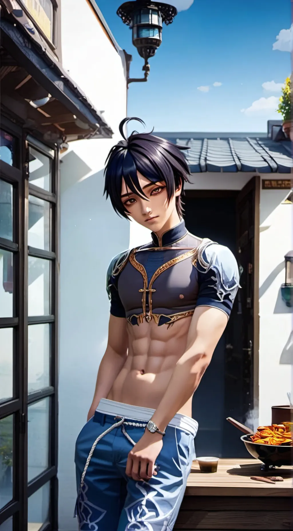 ai character: Wanderer background