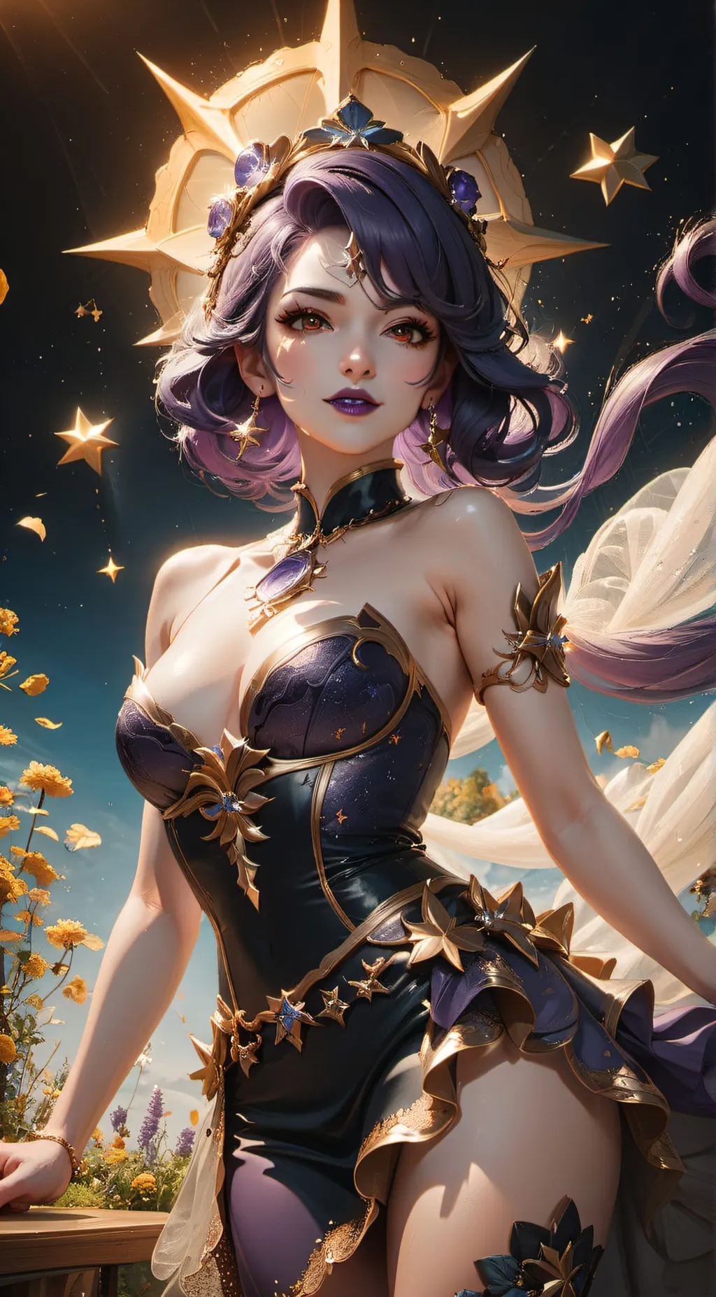 ai character: •Aliana• background