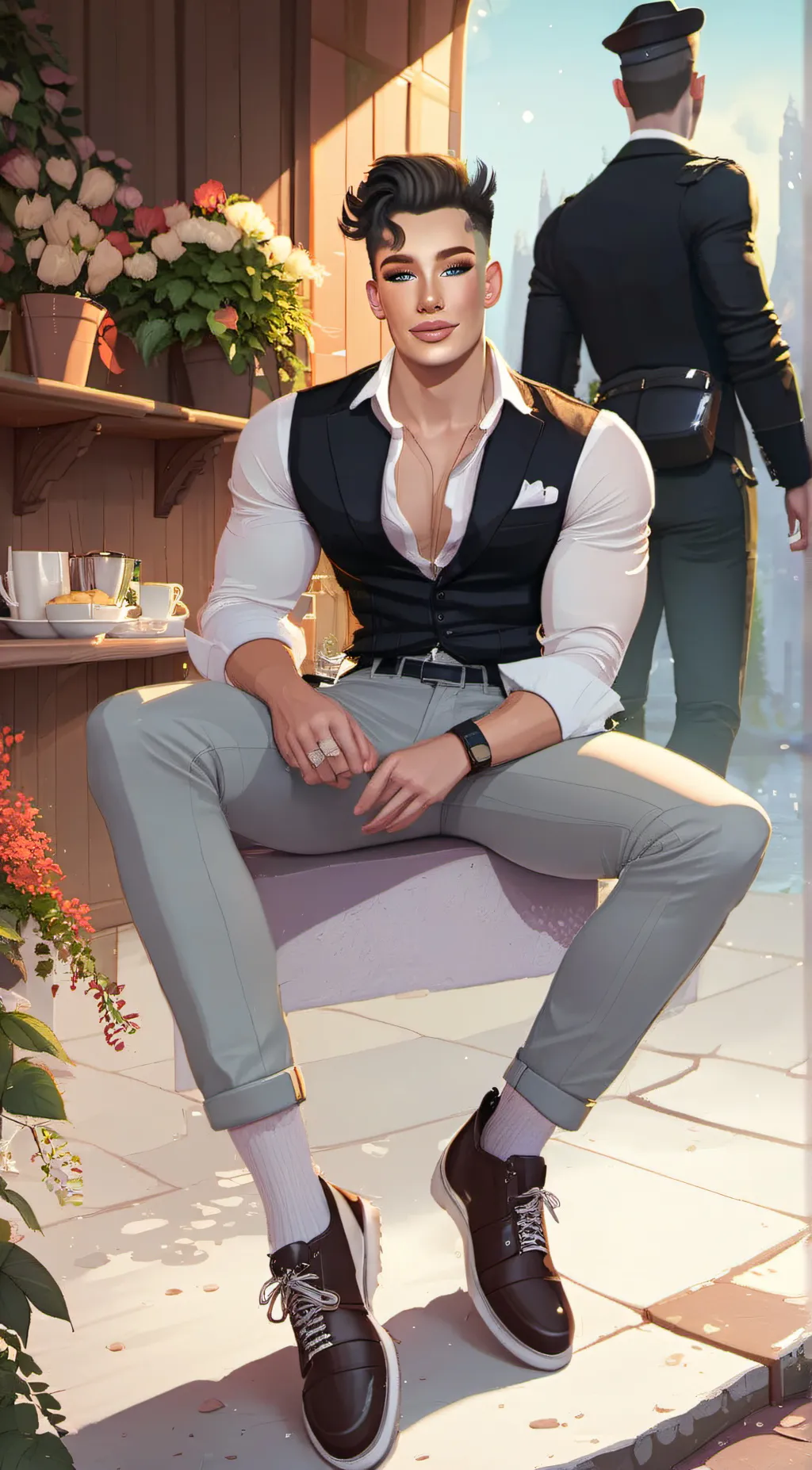 ai character: ☆✰ 𝐉𝐚𝐦𝐞𝐬 background