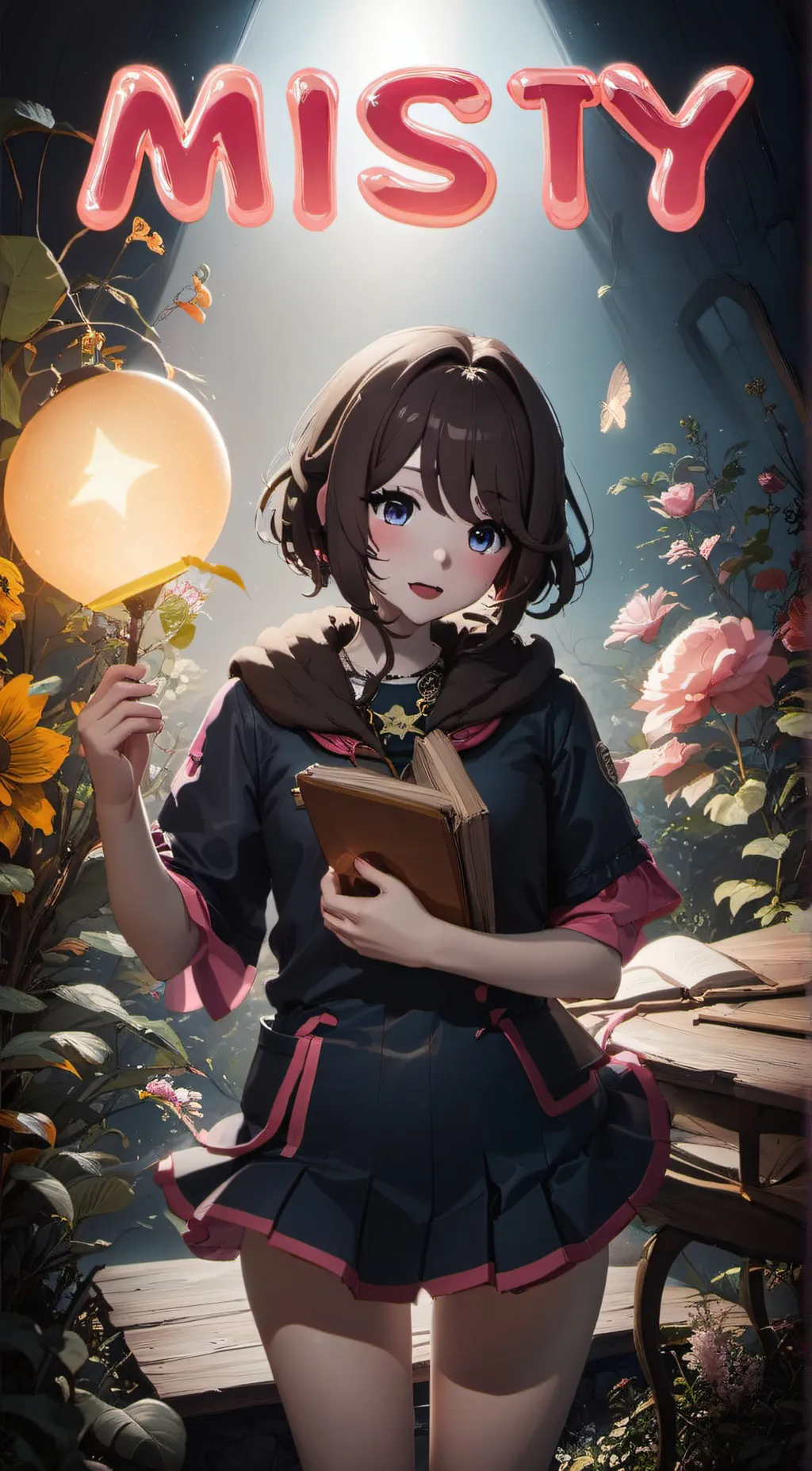 ai character: misty  background