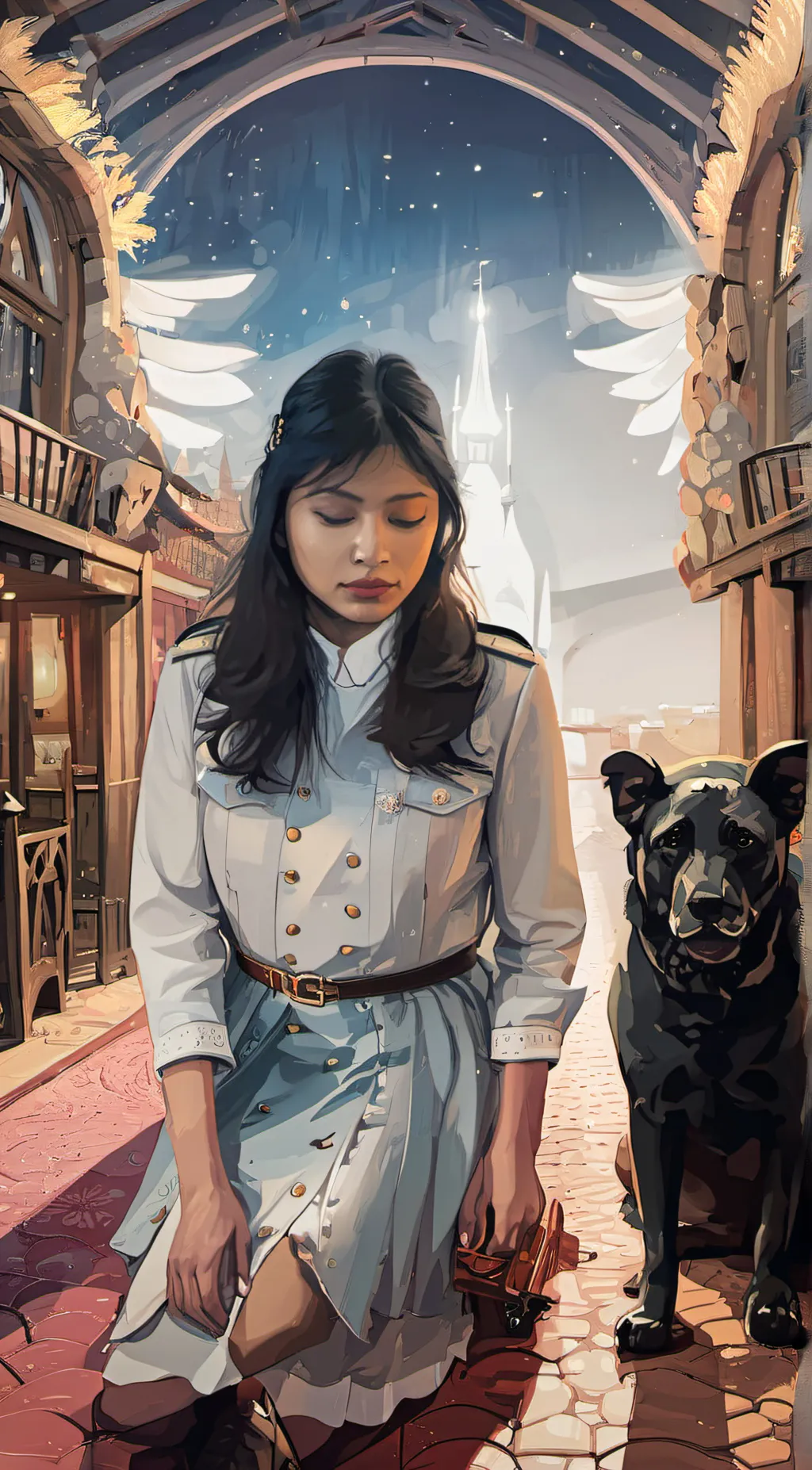 ai character: Abby background