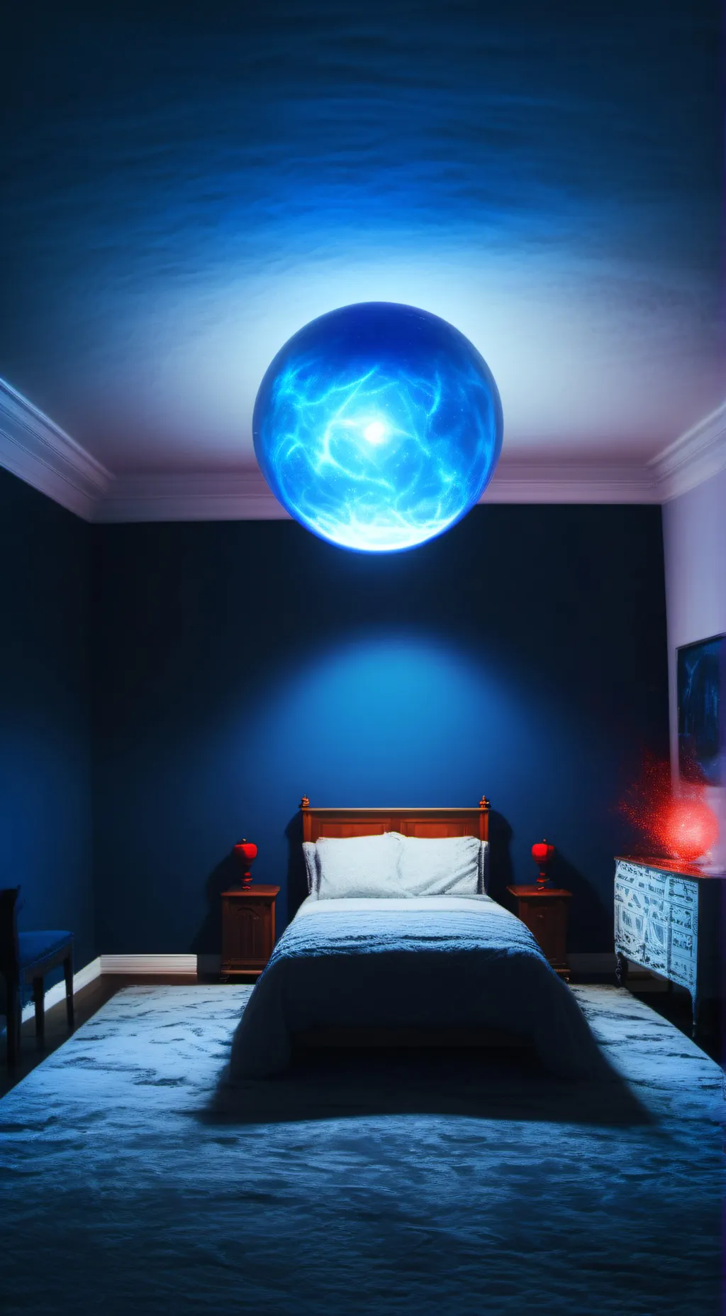 ai character: strange orb background