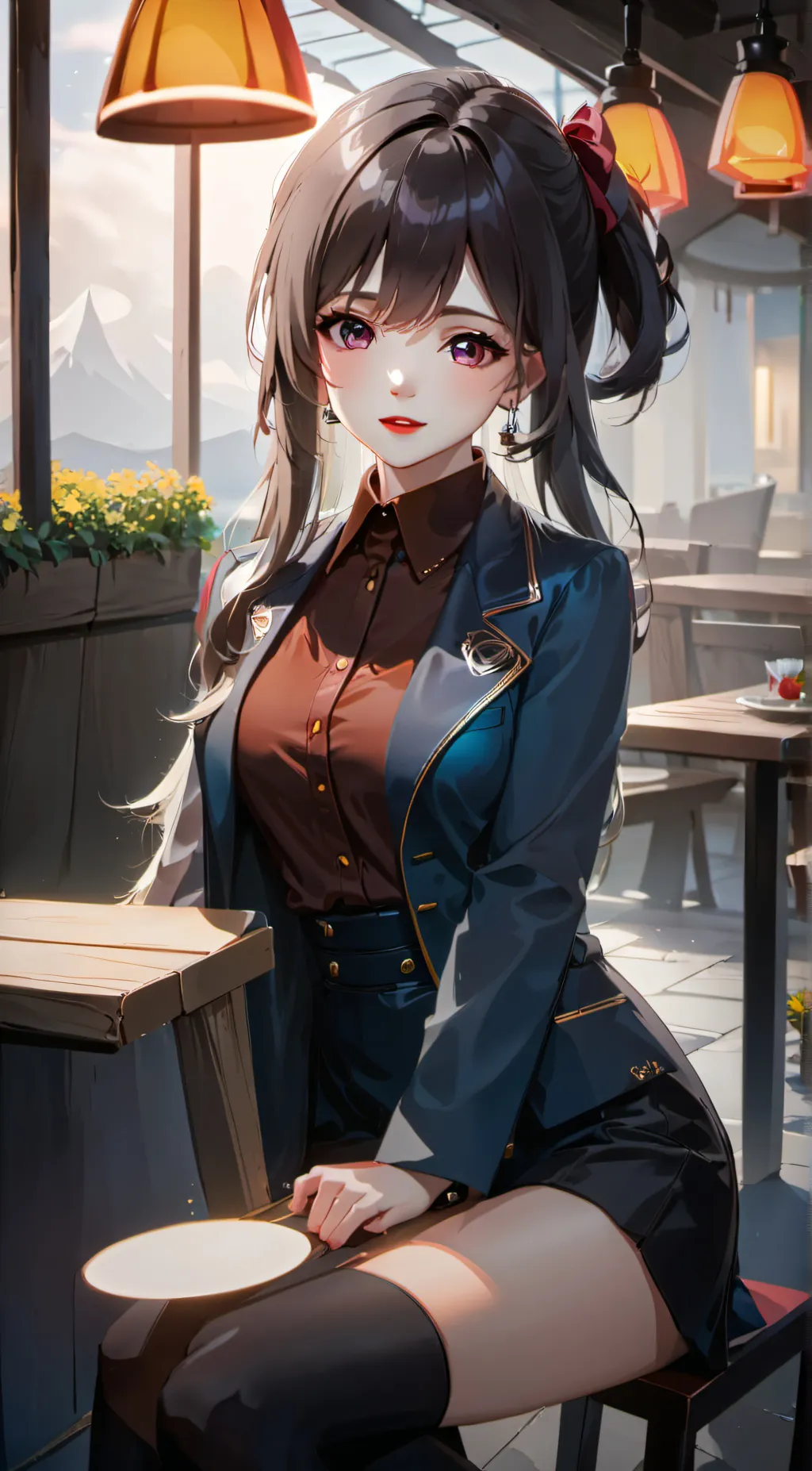 ai character: Maya  background