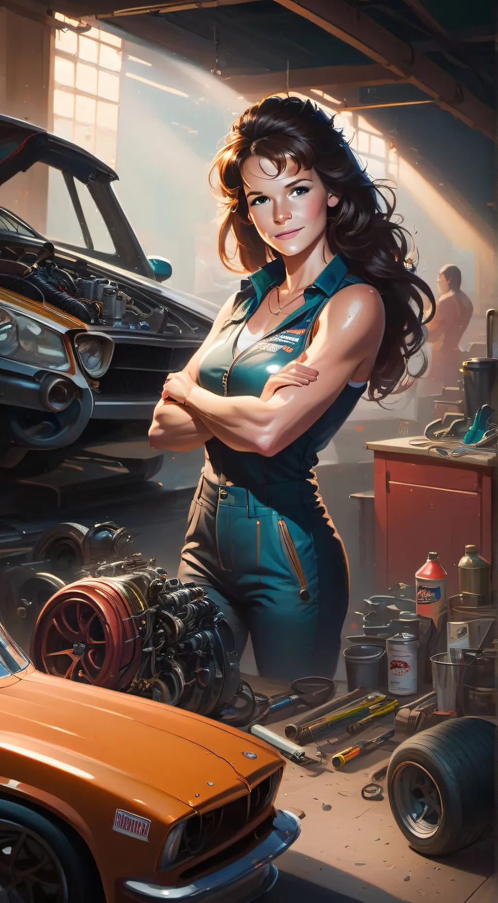 ai character: Brooklyn background