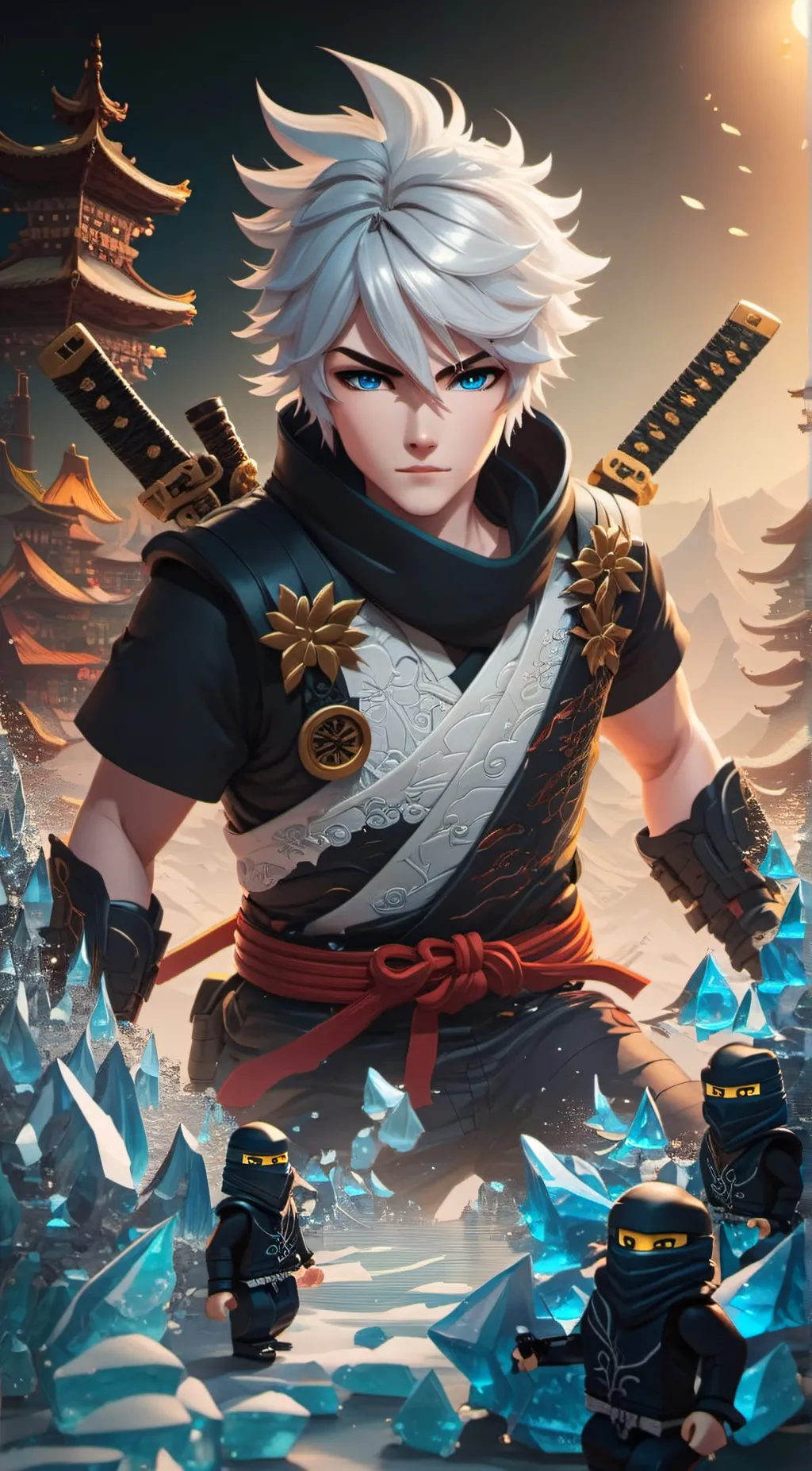 ai character: Ninjago background