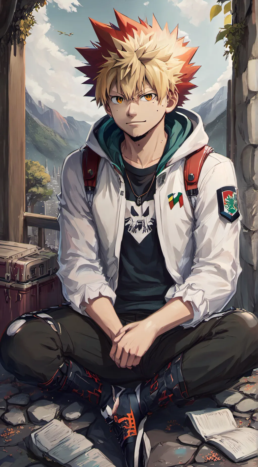 ai character: bakusquad  background