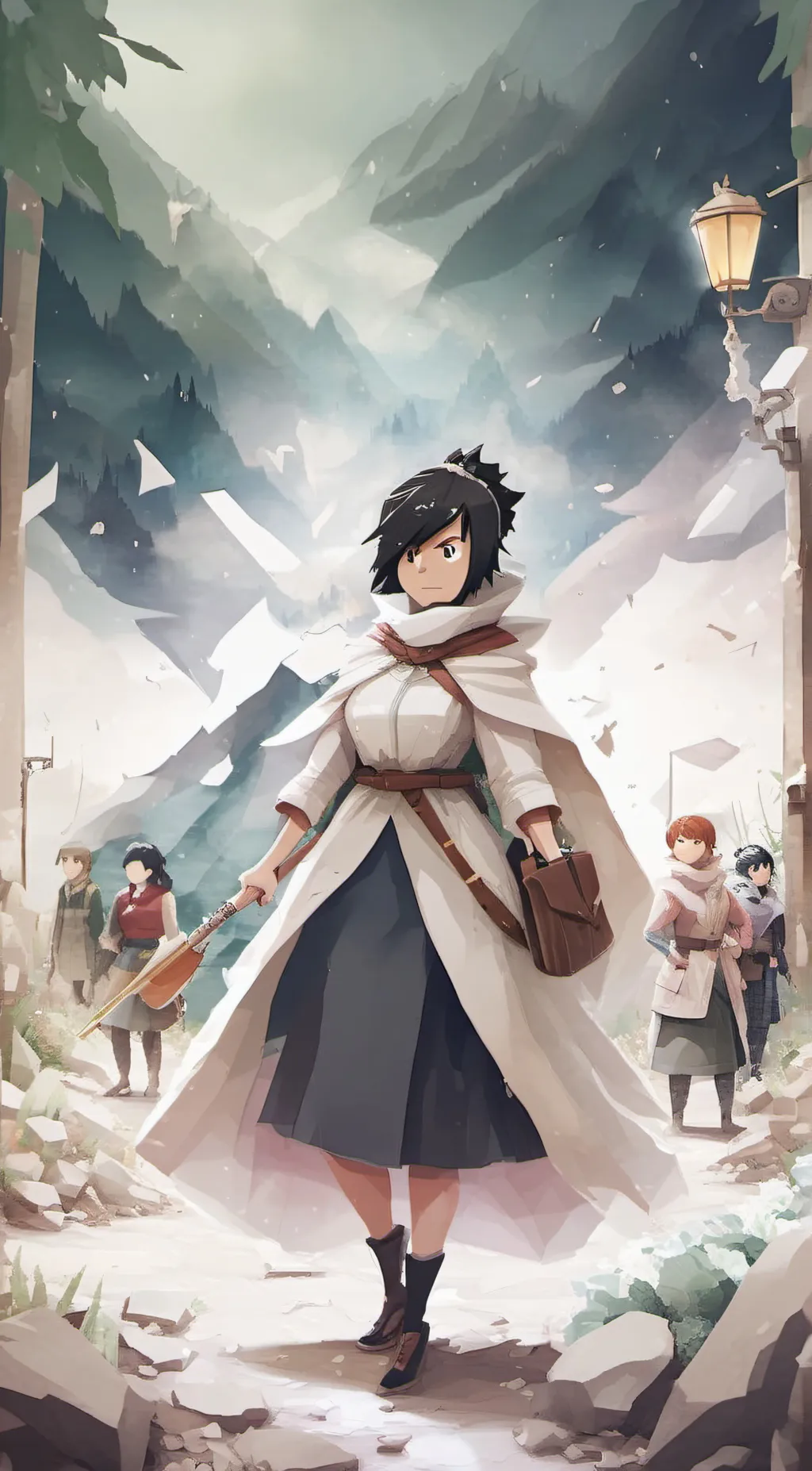 ai character: Eva background