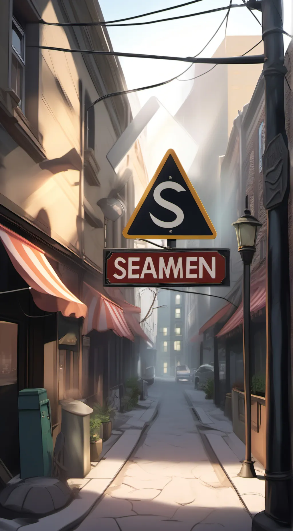 ai character: Sign💀💀 background