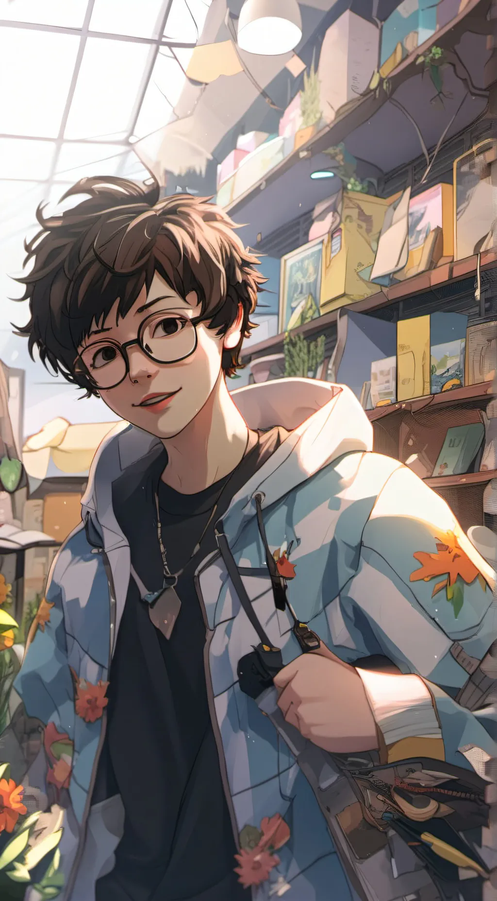 ai character: Richie tozier background