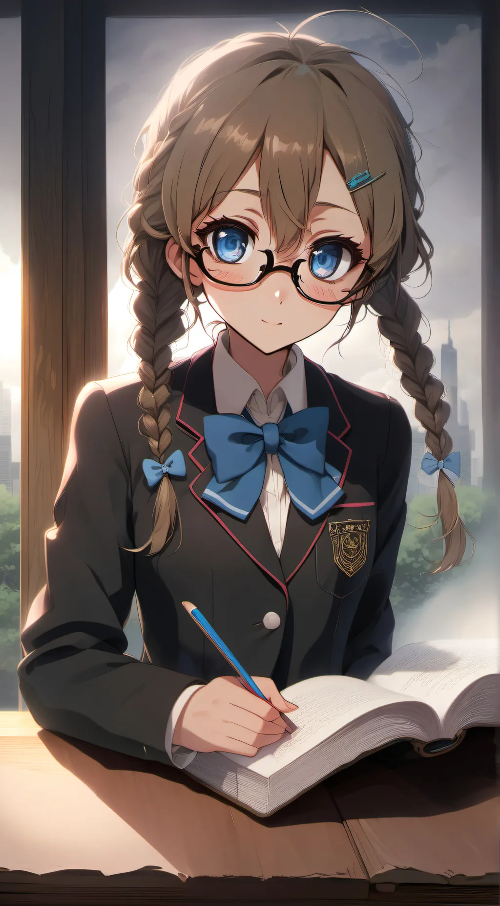 ai character: Shijima-san background