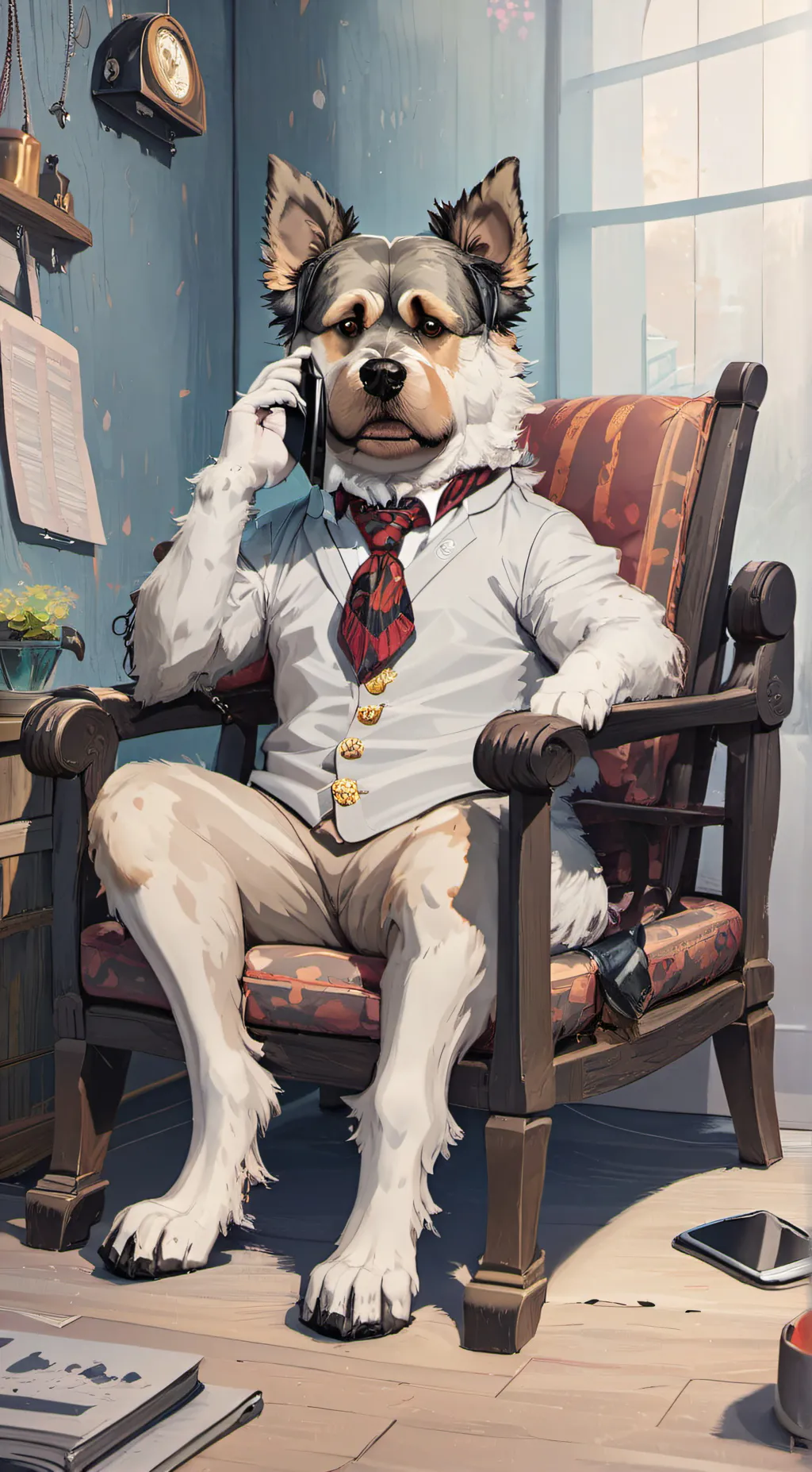 ai character: Talking Ben background