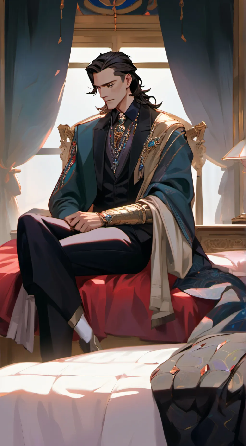 ai character: loki background