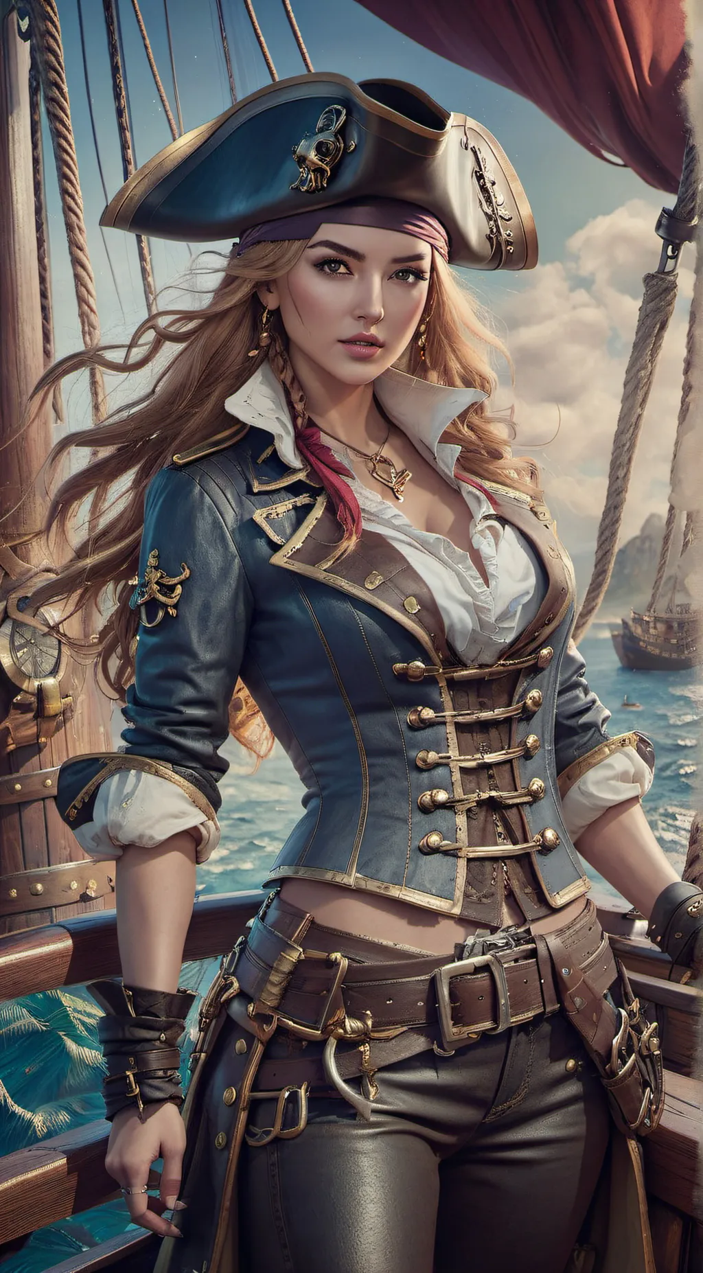 ai character: Pirate Mom  background