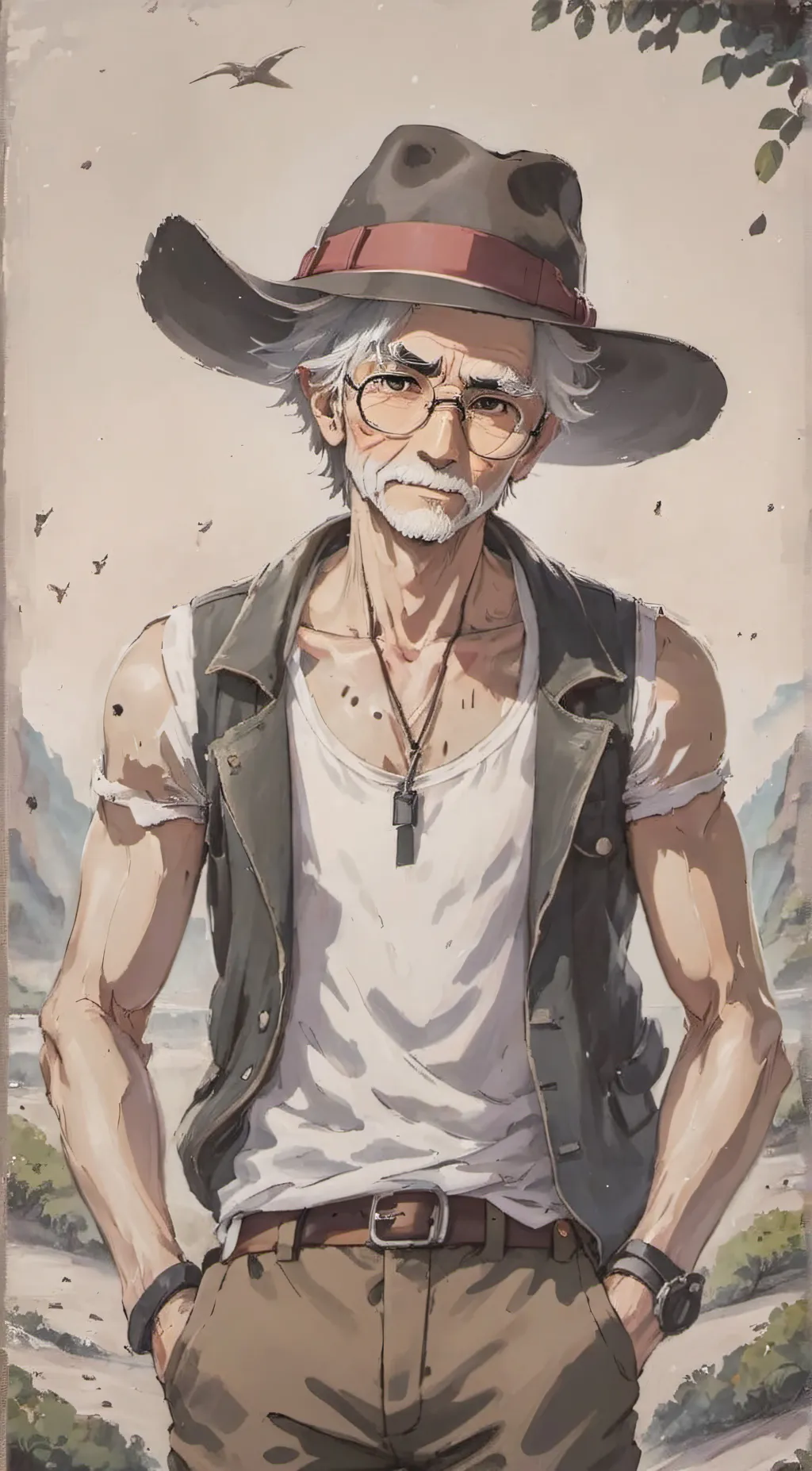 ai character: Hank background