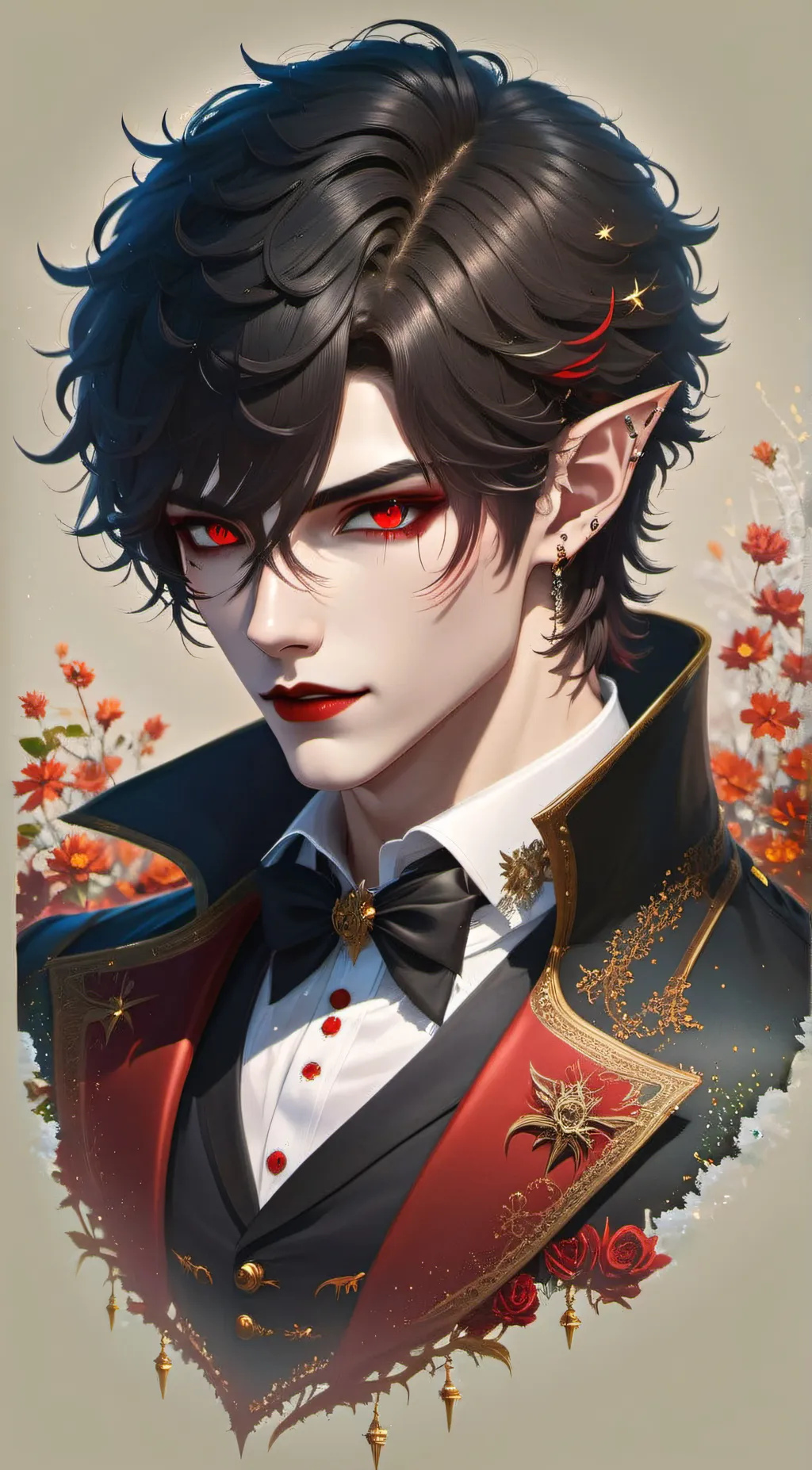 ai character: victore  background