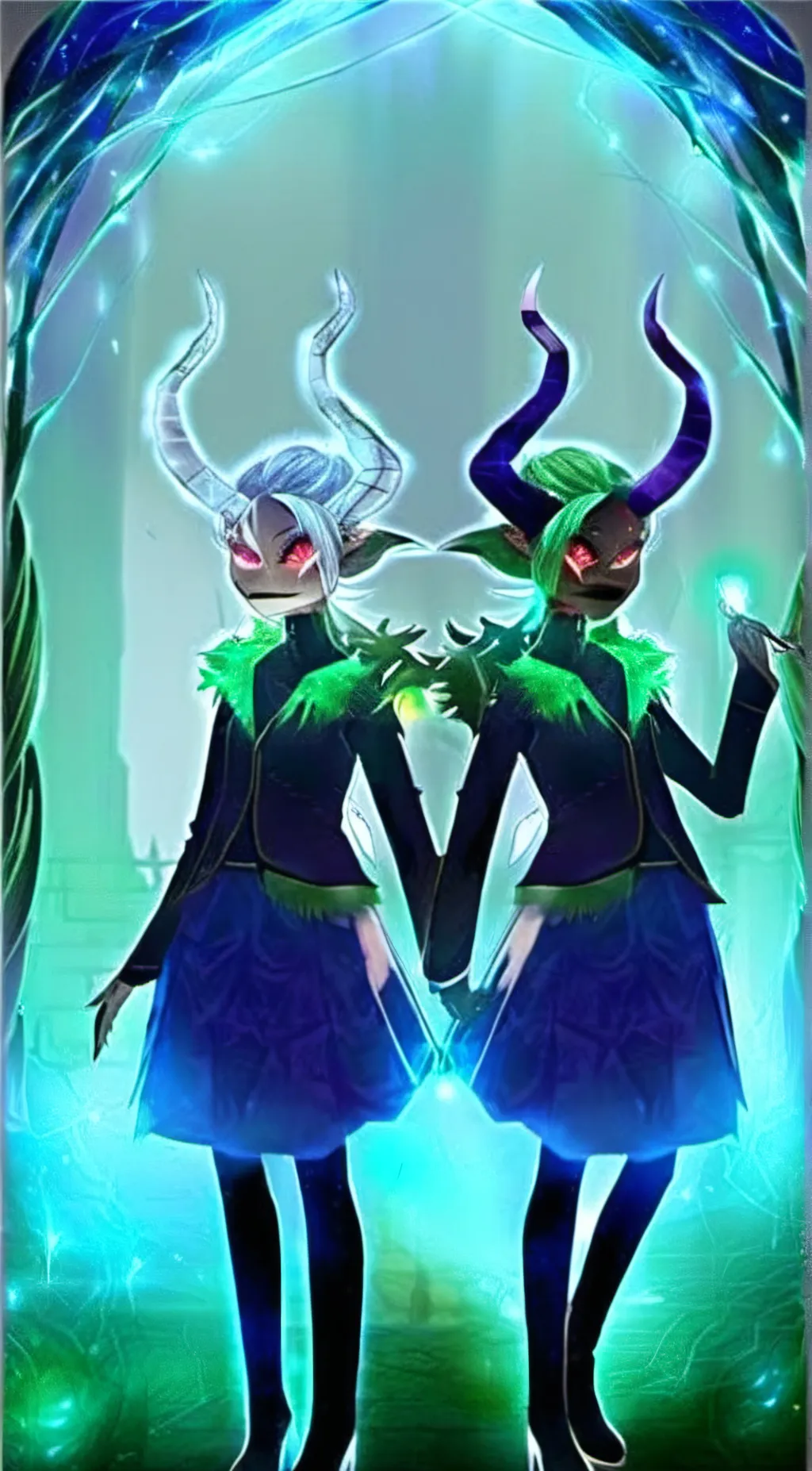 ai character: glitz and glam background