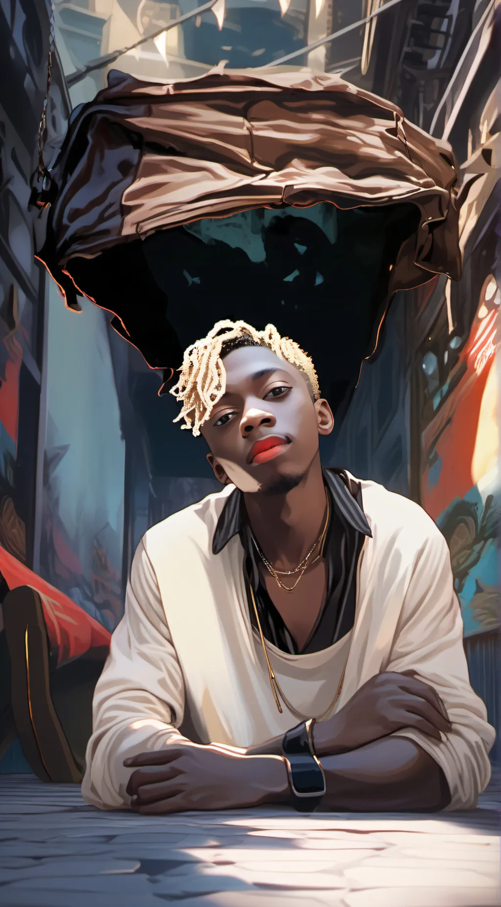 ai character: TJ background