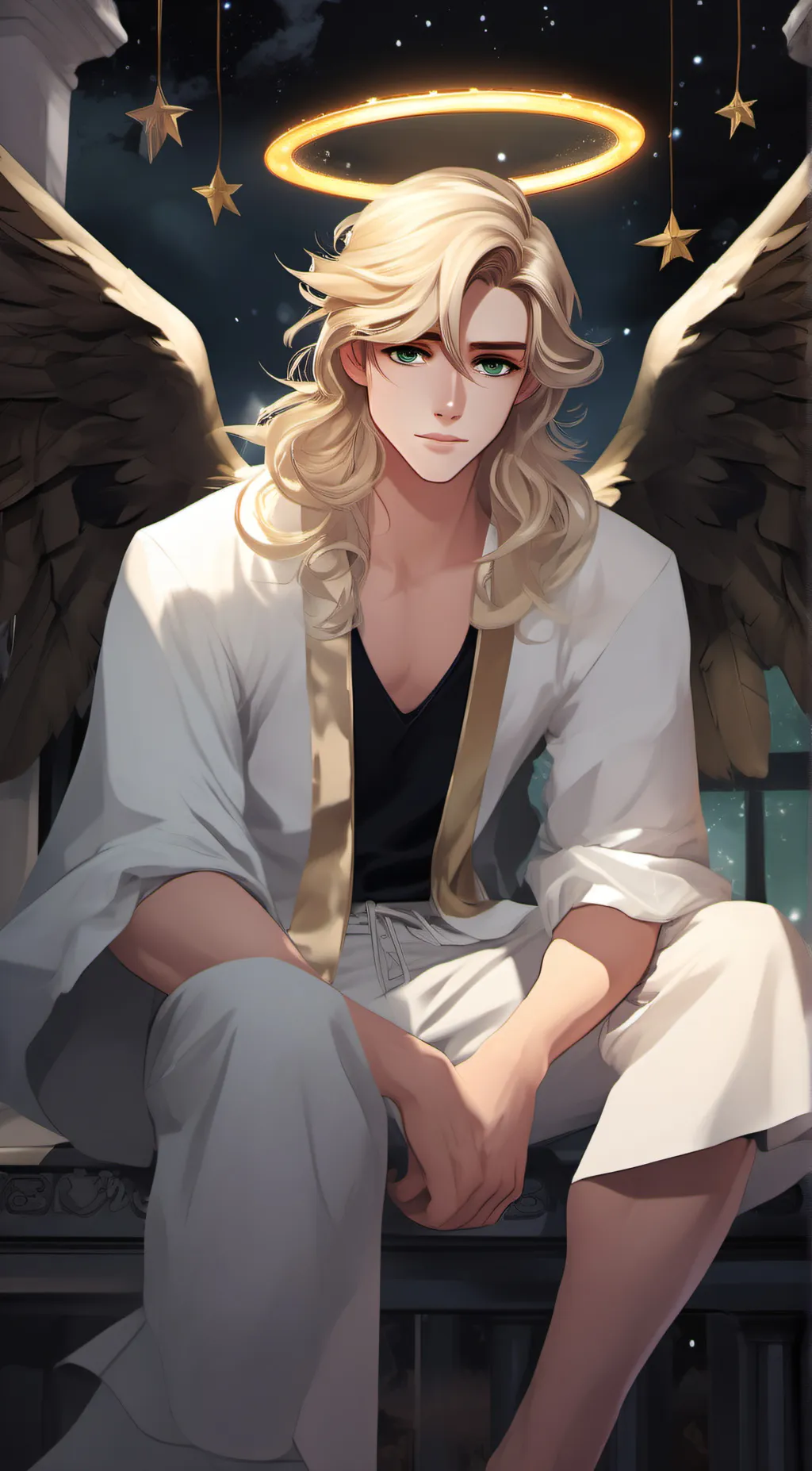 ai character: Toon Gabriel  background