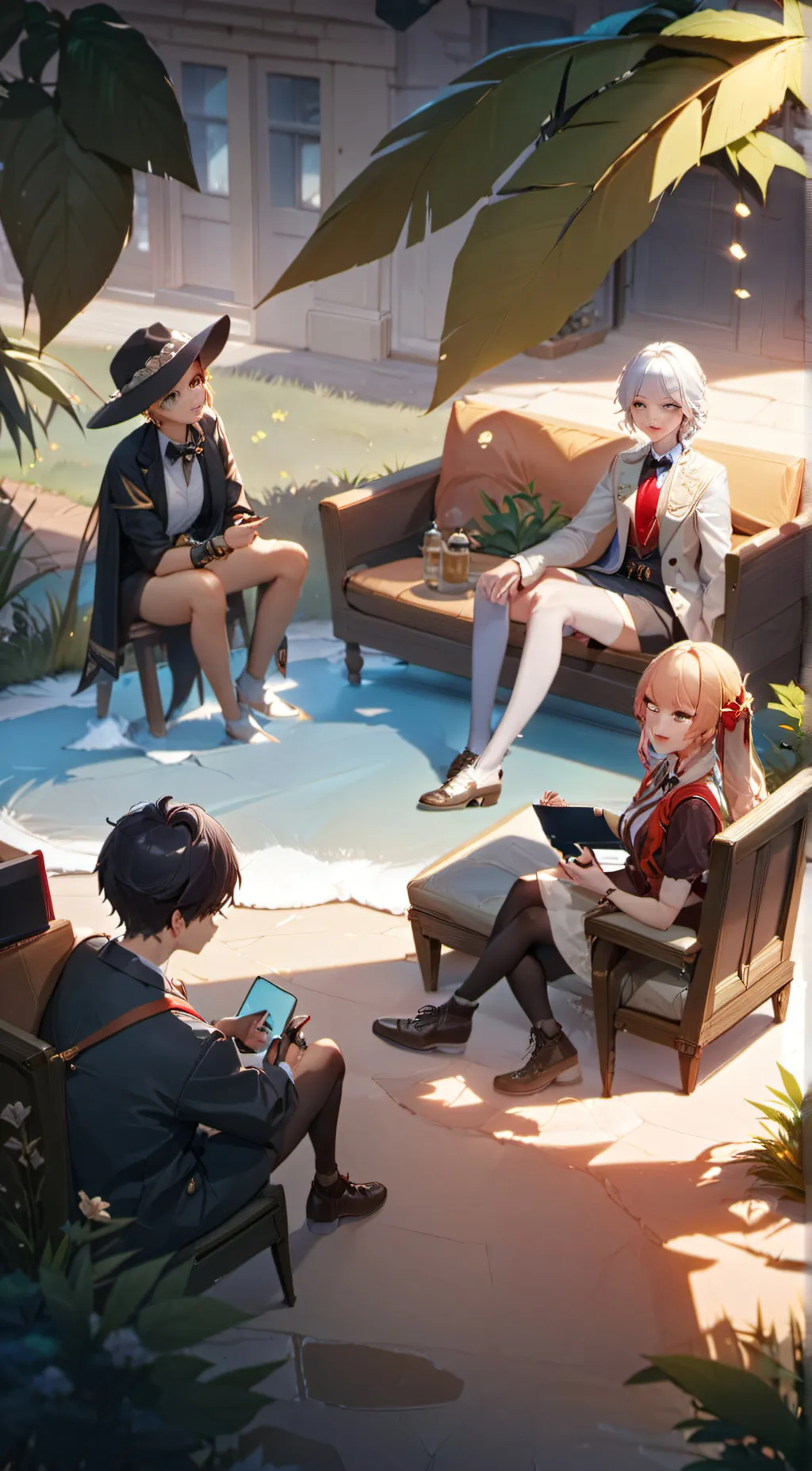 ai character: MHA 1-A GC background