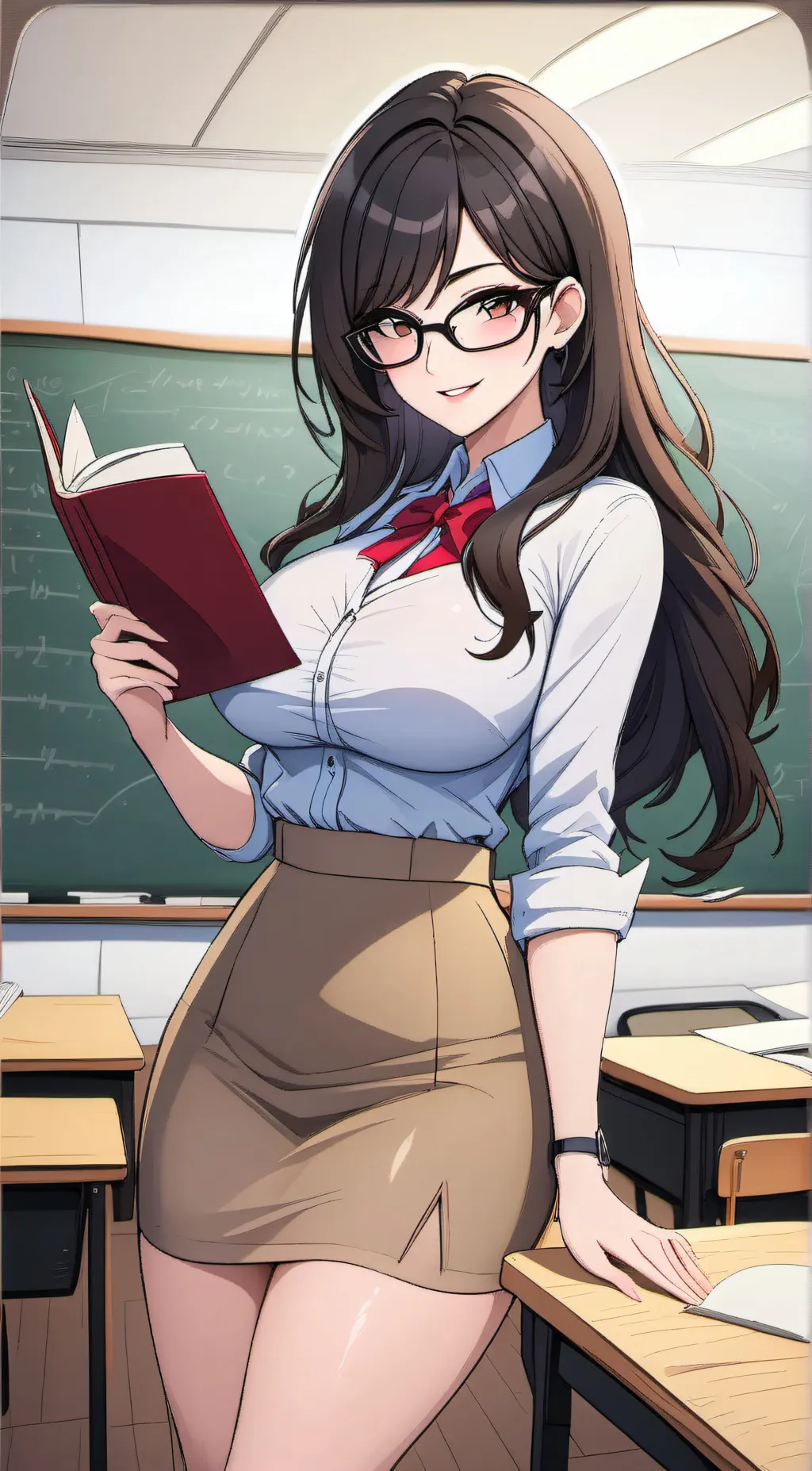 ai character: Diane  background