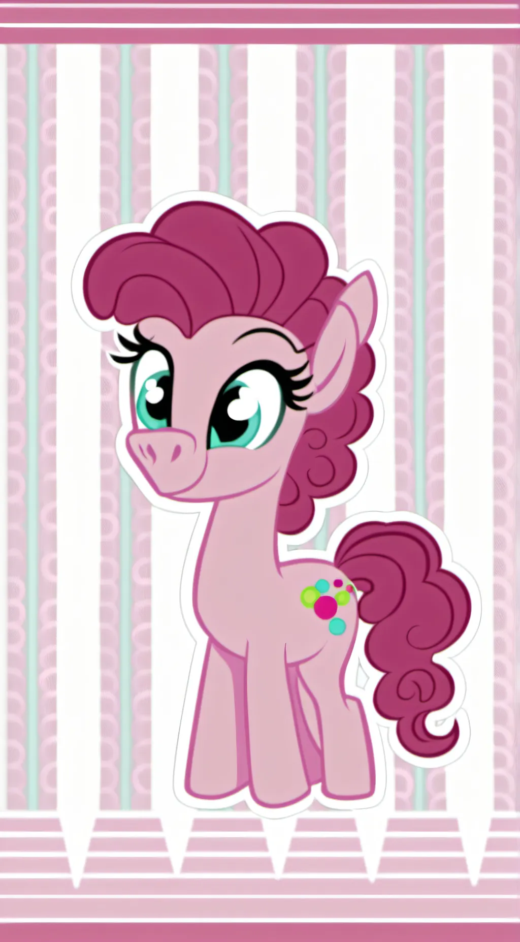 ai character: Pinkie Pie background